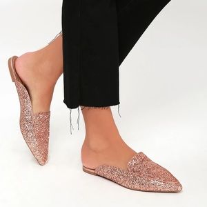 Gold LuLu Loafers